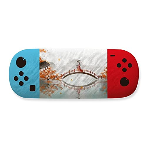 Étui de rangement pour lunettes anti-rayures style aquarelle chinois