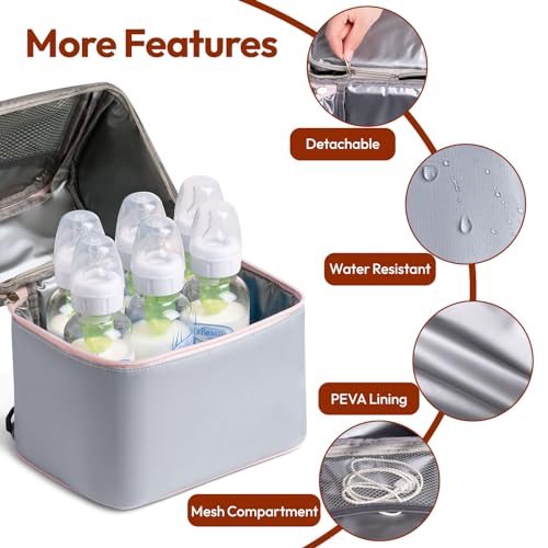 Image of NCVI Breastmilk Cooler Bag (Grey)