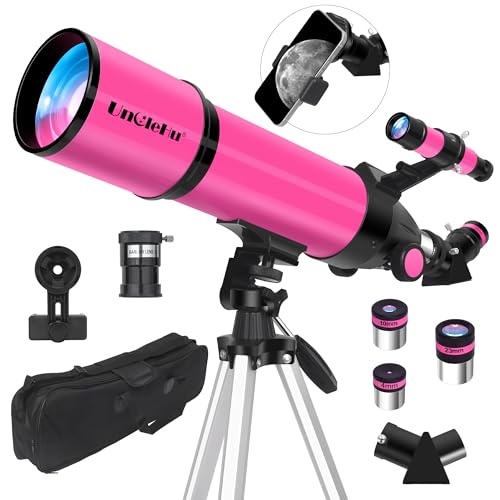 Telescope for Adults High Powered, 80mm Aperture 600mm Telescopes for