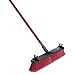 LIBMAN Red Recycled PET Sweeping Push Broom with Handle