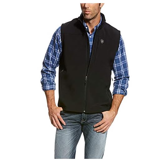 Ariat Male Vernon 2.0 Softshell Vest Black Large