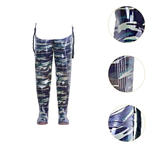 Evita resbalones con pantalones de pesca impermeables de PVC 2