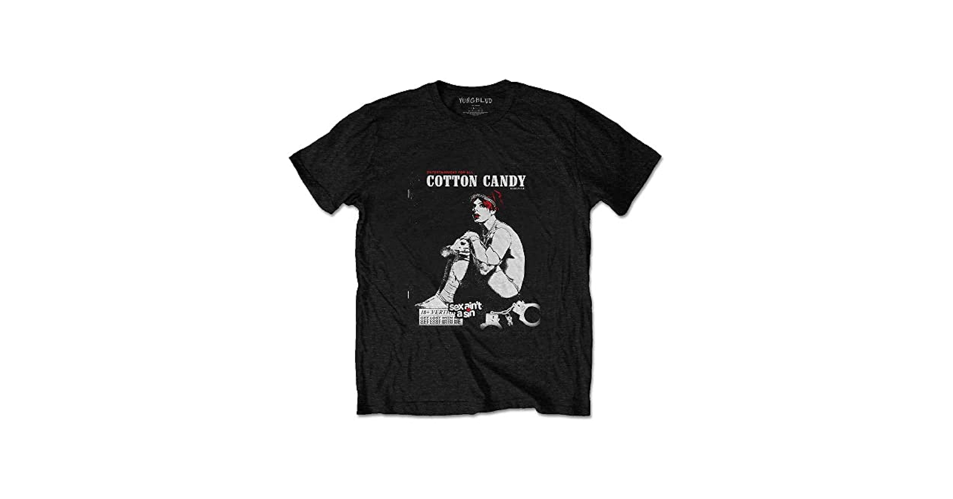【U LAN】(UNISEX) Candy Check Box Shirt Yungblud Cotton Candy T-Shirt S | Amazon.com