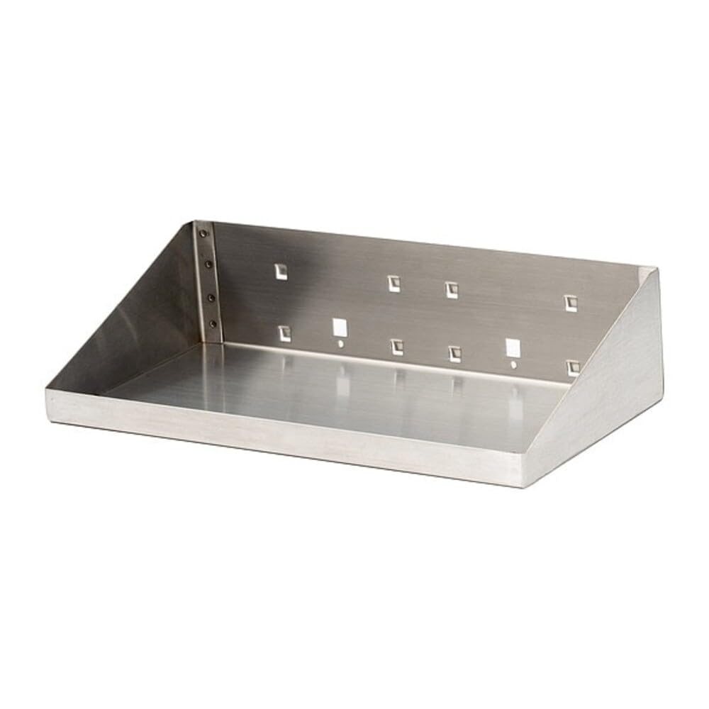 Triton Products 66126 12"Wx6"D Stainless Steel Shelf for Stainless Steel Square Hole Locboard-image-19
