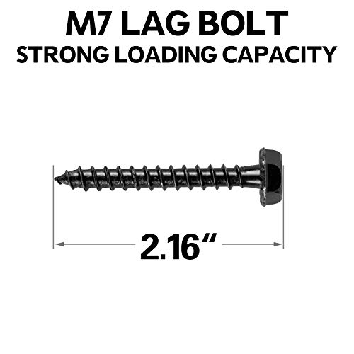 Mounting Dream Lag Bolt Kit For Tv Wall Mount Comes With M7 Lag Bolt For Wood Stud, Fischer Anchors For Concrete Wall, Includes Allen Key And Bubble Level For Easy Installation Md5752 #TOP3