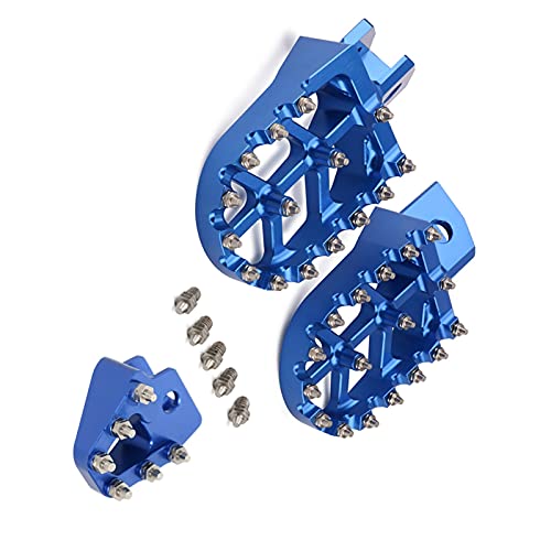 Repose-pieds CNC pour Yamaha TTR XT250 avec pédale de frein en aluminium taillé dans la masse