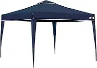 Mor-Gazebo Tenda Barraca Dobrável X-Flex Oxford 3x3m Azul Estrutura Reforçada e Montagem Instantânea, Proteção Solar + Bolsa de Transporte, Ideal para Praia, Piscina, Camping, Eventos e Área Externa.