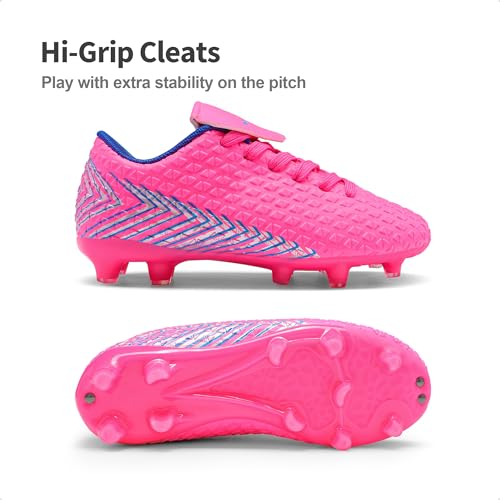 DREAM PAIRS Boys Girls Outdoor Soccer Cleats Football Shoes for Little/Big Kid2