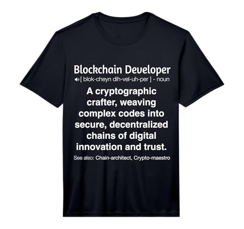 Funny Blockchain Developer Performance T-Shirt
