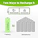 Fuspower 2/3AAA NiMH Rechargeable Battery 1.2V 400mAh Button Top 2/3aaa Batteries for Solar Lights 12pcs (Not AAA Size Batteries)