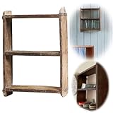 Nutzen Sie das Hängeregal, wie Sie es gerne möchten - egal ob Sie in der Küche eine zusätzliche stabile Ablage brauchen oder als Kerzen-Board im Flur oder als Bücherregal oder auf der geschützten Terrasse als Pflanzentreppe - die Möglichkeiten der Dekoration sind endlos ...