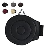 MIYASHOPONE 360 Degree Swivel Seat Cushion,Car Swivel Cushion,Chair Assist for Elderly,Light and Non-Slip,Suitable for The Elderly and People with Reduced Mobility (Black)