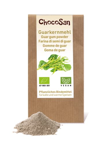 Gomme de guar en poudre biologique 100g, farine de graine de guar, épaississant Alimentaire végétal, liant végétalien et substitut de gélatine, végan, sans gluten Cover