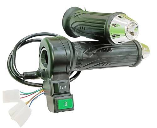 Image of Electric Throttle Accelerator, 3 Speed Modes, Forward /Reverse Control for Electric Bikes and Scooters, Universal Compatibility with Connector Cables