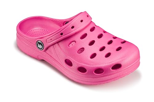 ESTRO Gartenschuhe Kinder Clogs Jungen - Gummischuhe Clogs Kinder Gartenclogs Mädchen A03 (Pink, 31 EU)