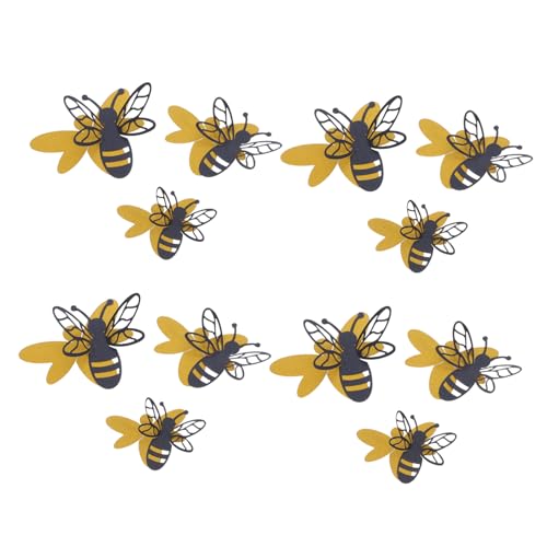 Stickers decorativos 3D de abejas Kichvoe set 12
