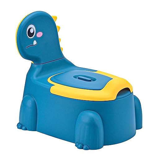 Inodoro infantil con temática de dinosaurios: orinal portátil para niños de 1...