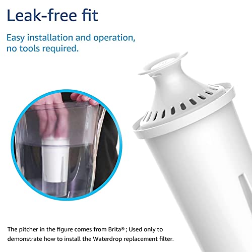 Waterdrop Replacement For Brita® Filters, Pitchers, Dispensers, Nsf Certified Pitcher Water Filter, Brita® Classic Ob03, Mavea® 107007, 35557, And More (Pack Of 6) #TOP4