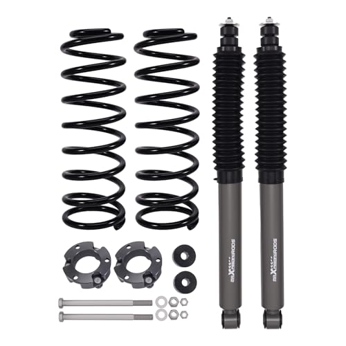 maXpeedingrods 3' Suspension Lift Kit w/Shock for Toyota 4-Runner 2WD/4WD 1996-2002 Front Rear Strut Spacer Coil Spring