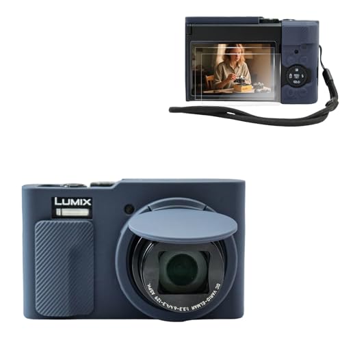 DC-TZ99 お得なセット超美品 シリコンカバー速写ストラップ保護フィルム2枚 Amazon.co.jp: VOVMOEYA Panasonic Lumix TZ99用カメラケース