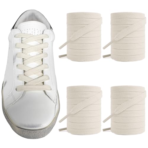 UamGlsob 2 Pairs Shoe Laces for Golden Goose Super-Star, Beige, 47in by UamGlsob - Used condition - US$8.49