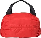 マーナ(marna) Shupatto (シュパット) ボストンバッグ レッド 一気にたためるコンパクトバッグ S439R