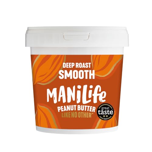 ManiLife Burro di Arachidi – Peanut Butter - Completamente Naturale, Monorigine, Senza Zuccheri...