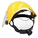 AB Tools Safety Face Shield Mask Flip Visor Clear Protector Eye Protection & 1 Extra Lens