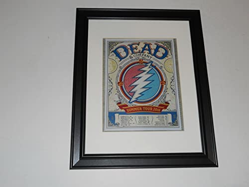 Large Framed Dead & Company 2016 Summer Tour Poster Dead