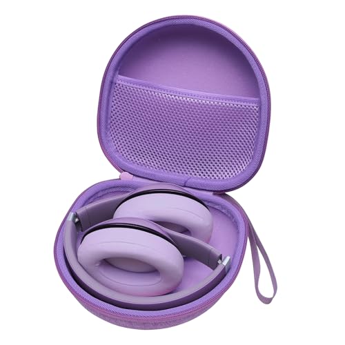 Image of Headphone Headset Case for JLab JBuds Lux ANC /JLab Go Lux ANC /Lorelei X8 /Beats /JBL /TOZO /BERIBES /Picun /KVIDIO Noise Cancelling Over-Ear Foldable Headphones (Purple)