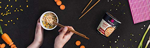 TANOSHI - Cup Nouilles Instantanées Saveur Bœuf Gyudon - Nouilles Japonaises Instantanées - 1 Personne - 64 g (Lot de 8)