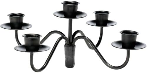 Oenophilia Afterglow Wine Bottle Candelabra, Wine Bottle Candle Holder, 5 Candle Holder Tapers