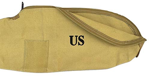 U.S Army WWII Carry Case Canvas Bag for M1 Carbine (KHAKI)