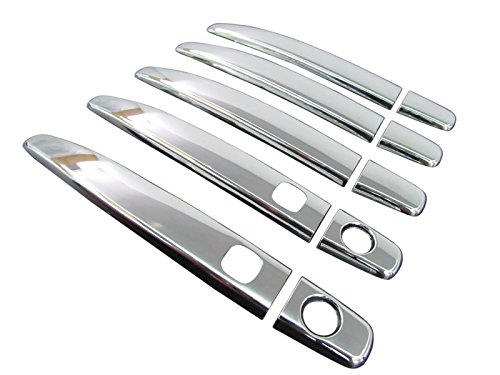 BRIGHTZ エスティマ 50系 クロームメッキアウタードアハンドルカバー ノブ ハーフカバータイプ スマートキー対応 【 WISH-NOBU-HS-A3B2C2D3 】 1202