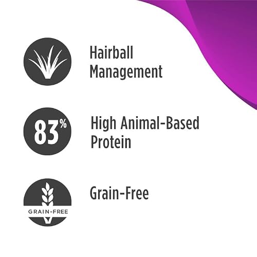 Nulo Freestyle Cat Food, For Hairball Management, Premium Grain-Free Dry Small Bite Kibble, All Natural Animal Protein Recipe with BC30 Probiotic for Digestive Health Support