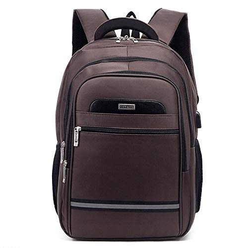 Sac à Dos mâle Junior High School Student Loisirs USB Oxford Chiffon Ordinateur Sac à Dos étudiant Cartable-F3_34*46 * 14cm Cover