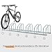 HOMCOM Aparcamiento 5 Bicicletas Soporte Aparcar Bici Suelo y Pared Garaje Almacenamiento...