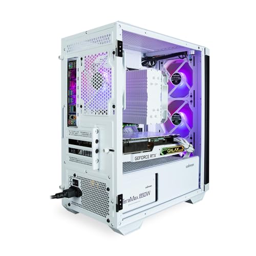 Image of Zalman M4 ARGB Gaming PC Case - 4 x 120mm Addressable RGB Fans Pre-Installed - Swing Door Tempered Glass Side Panel - Mini Tower (Micro ATX, Mini-ITX), White