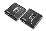 Aus dem Hause INTENSILO. INTENSILO 2X Li-Ion Akku 1000mAh (3.7V) für Kamera Camcorder Video Panasonic SDR-S26, SDR-SW21, HM-TA1 wie VW-VBJ10, DMW-BCE10, BP-DC6.