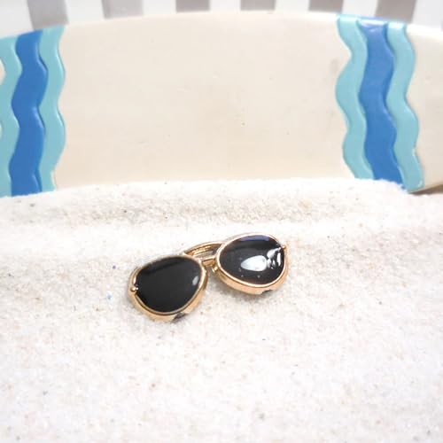 Miniature Sunglasses Cabochon, Flat Back Cabochon Sun Glasses, Aviator Sunglasses, Dollhouse Miniature Sunglasses, Summer Beach Miniatures, Fairy Garden Accessory (20PCS)4