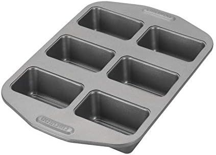 Pemberly Row Nonstick 6 Cup Loaf Pan in Gray