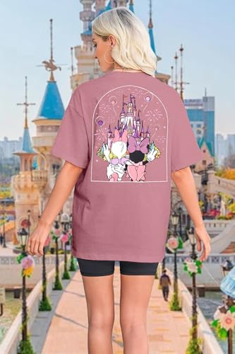 Magic Kingdom Shirt Women Girls Just Wanna Have Fun Shirt Girls Trip T-Shirt Cute Magical Tee Summer Vacation Tops4