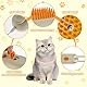 Katzenbürste mit Dampf,Steamy Cat Brush,Selbstreinigender Sprühkamm,Steamy Pet Brush Dog Cat,Katzen Hund Haustier Spray Kamm,Wasser DampfbüRste Katzenkamm,Dampfbürste für Katze und Hund