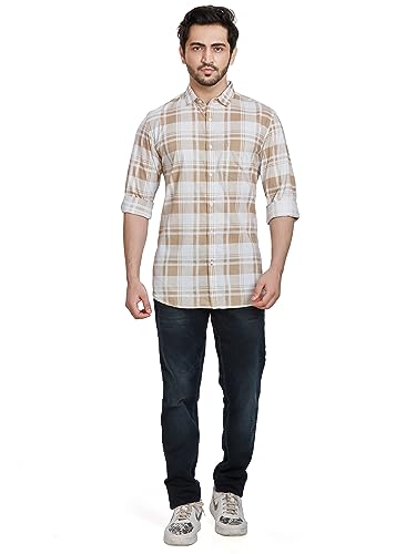 Image of BE ACTIVE Cotton Casual Checks Shirts for Men|| Casual Shirts for Men|| Mens Casual Shirts Full Sleeve