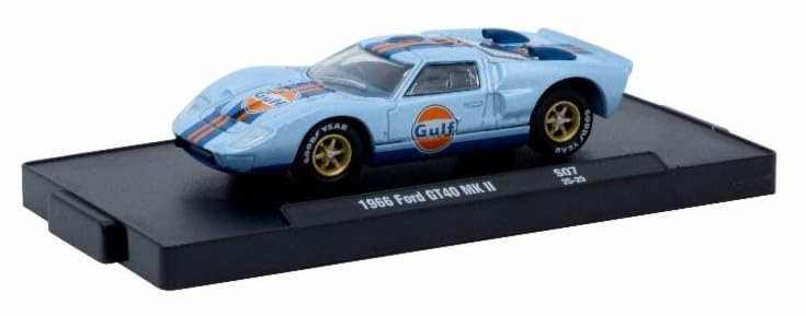 M2 Machines AutoDrivers– 1966 GT40 MK2 in Blue Gulf Oil – 1:64