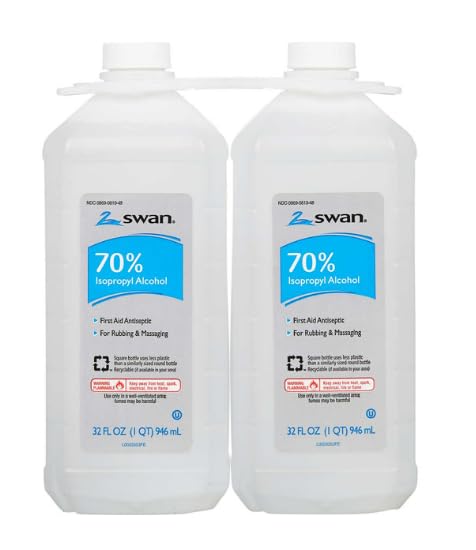 Cumberland Swan Isopropyl Alcohol 70%, 2 x 32 oz