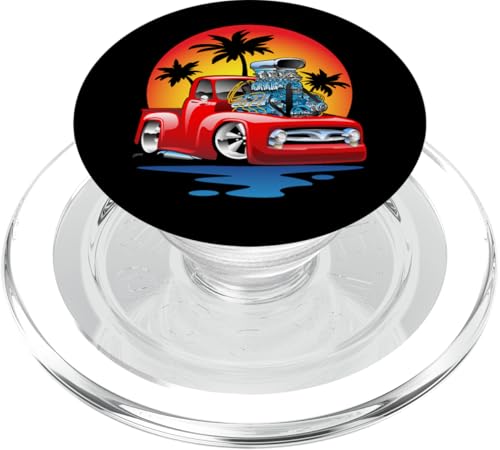 Classico Divertente Hotrod Pick-up Camion Cartoon PopSockets PopGrip per MagSafe