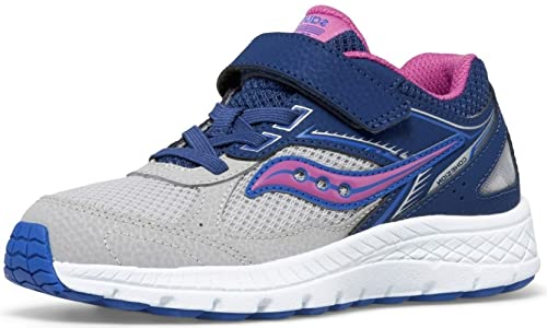 Chaussure de course Saucony enfant avec fermeture rapide et amorti stable