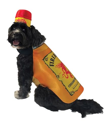 Disfraz para perro Fireball botella talla S-M