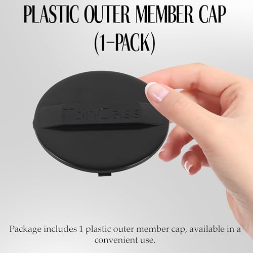 Image of TonGass Plastic Outer Member Cap 2 1 /2 Inch Diameter